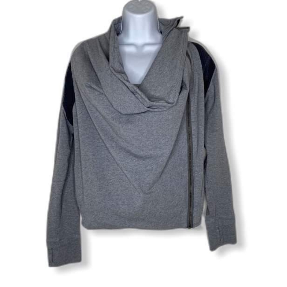 Lululemon jacket with asymmetrical zipper